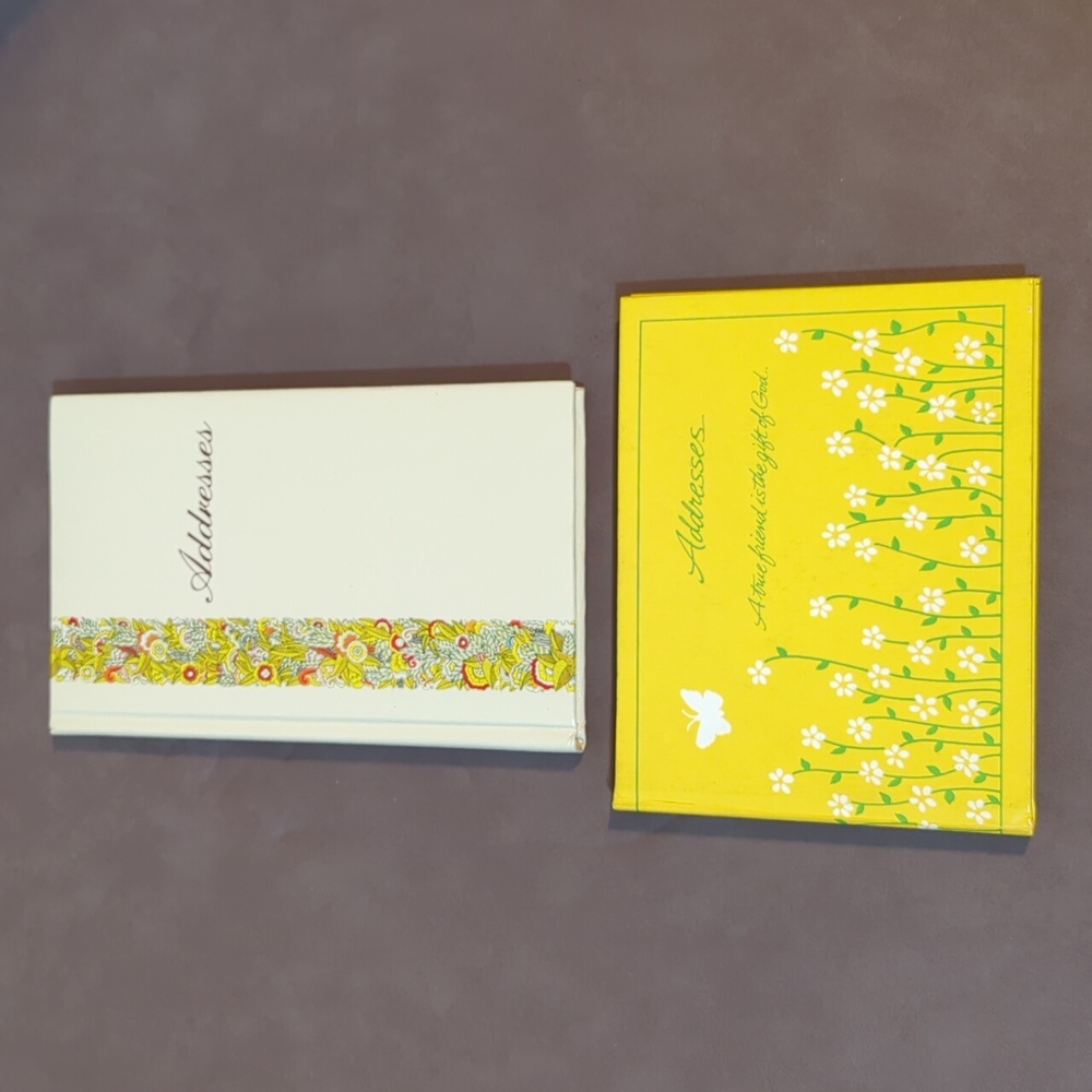 2 Address Books 1973 C R Gibson 1982 Eve Lights Liggett & Myers Tobacco Co